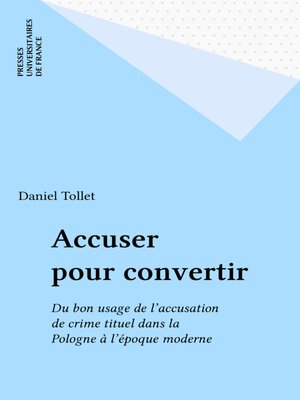 cover image of Accuser pour convertir